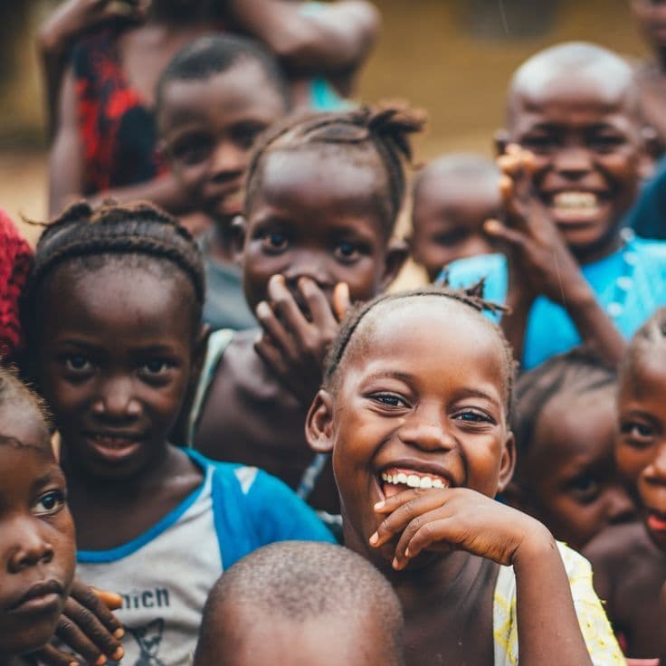 Children smiling together